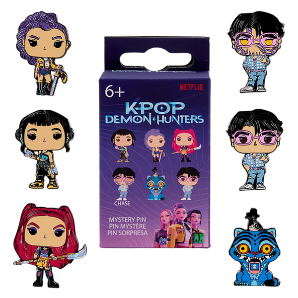 K-Pop Demon Hunters Funko Pop Vinyl Loungefly Mystery Pins