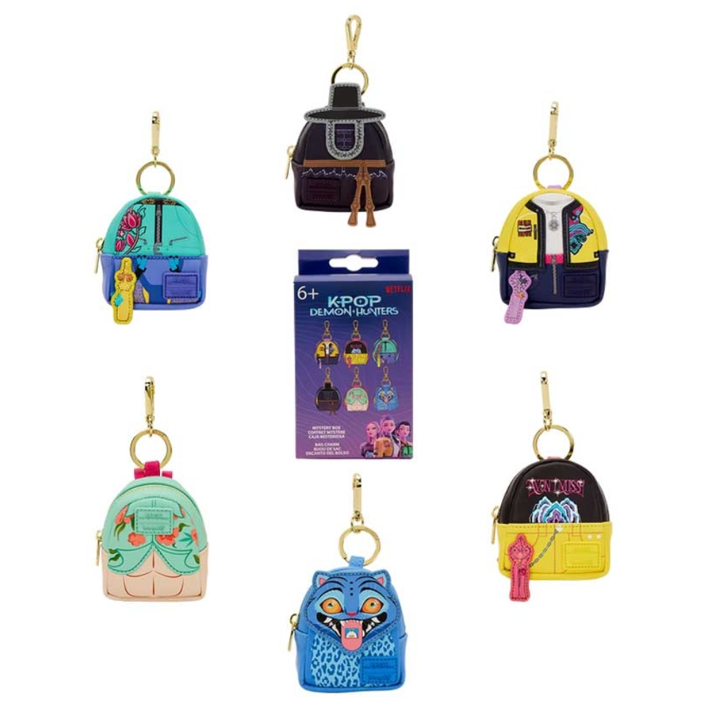 K-Pop Demon Hunters Mystery Mini Backpack Keychain Charm