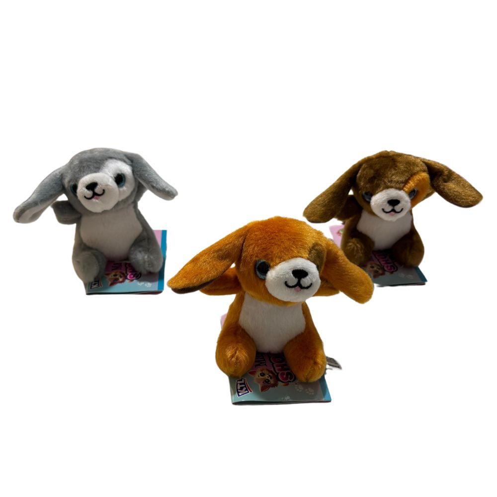 KTL Magnetic Shoulder Pals Dog Plush Assorted