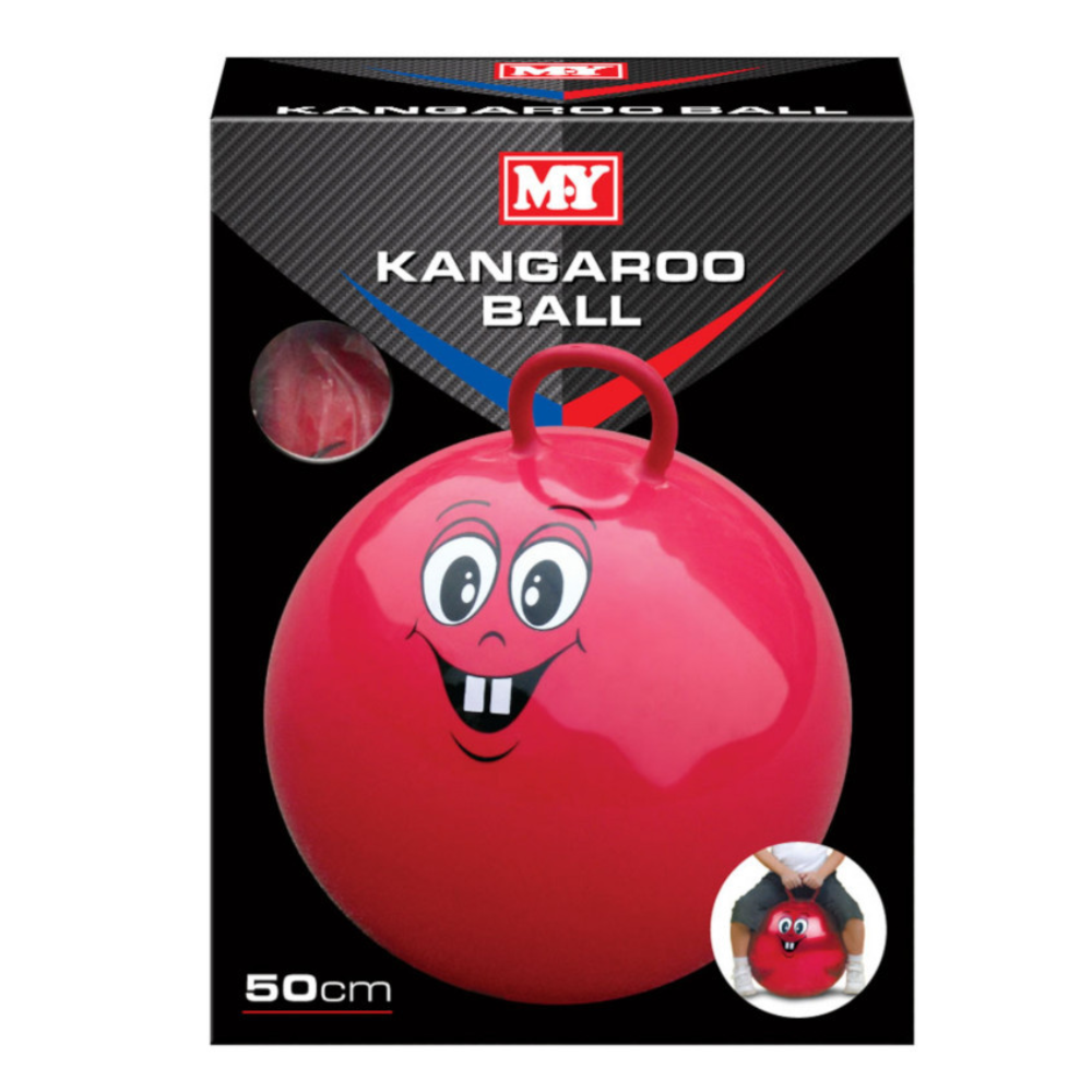 Kids Kangaroo Ball 50cm Smiley Face Space Hopper