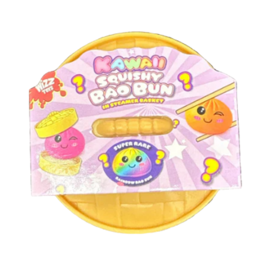 Kawaii Squishy Bao Bun in Steam Basket