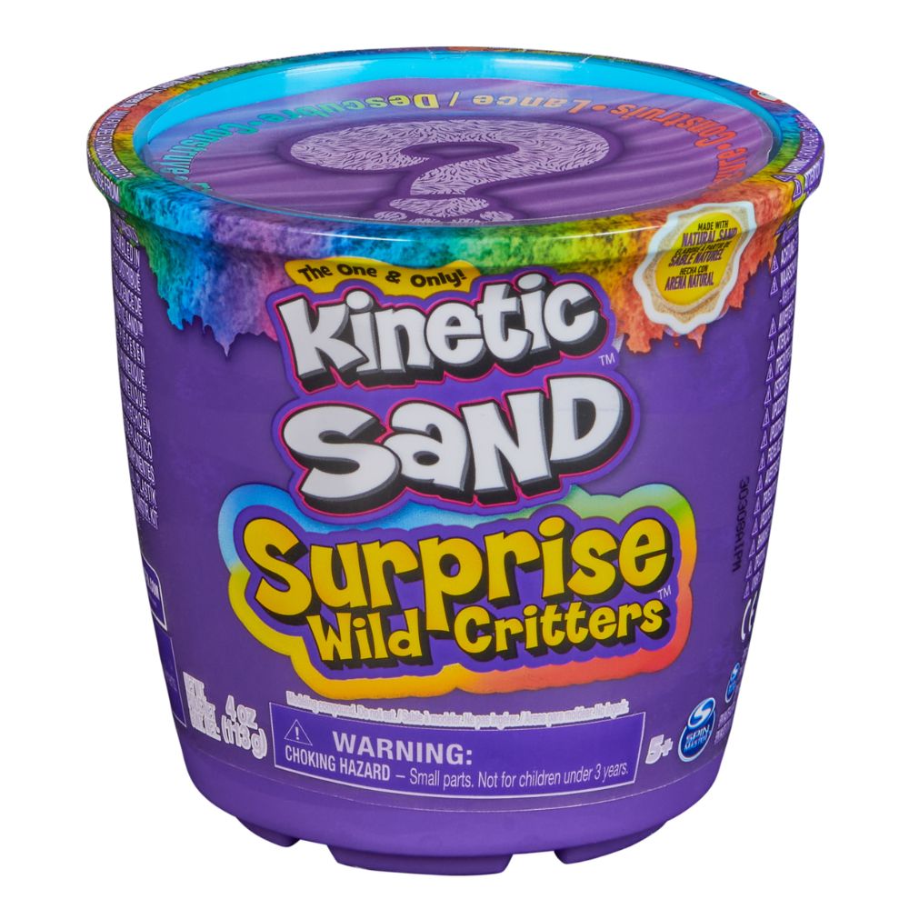 Kinetic Sand Surprise with 113 g Kinetic Sand, animal figure and accessories