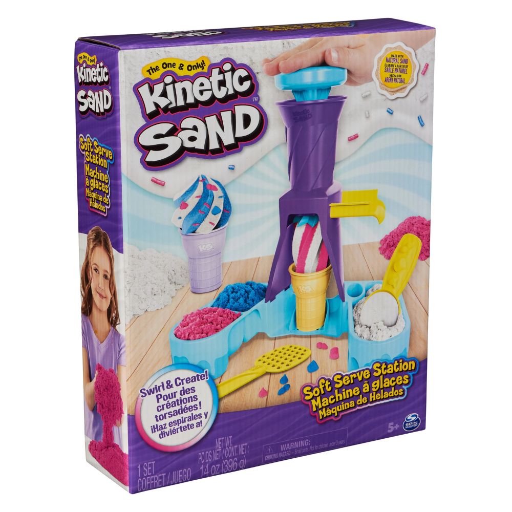Kinetic Sand Kinetic Sand Sandbox Set 1lb (454g) -Green Mighty
