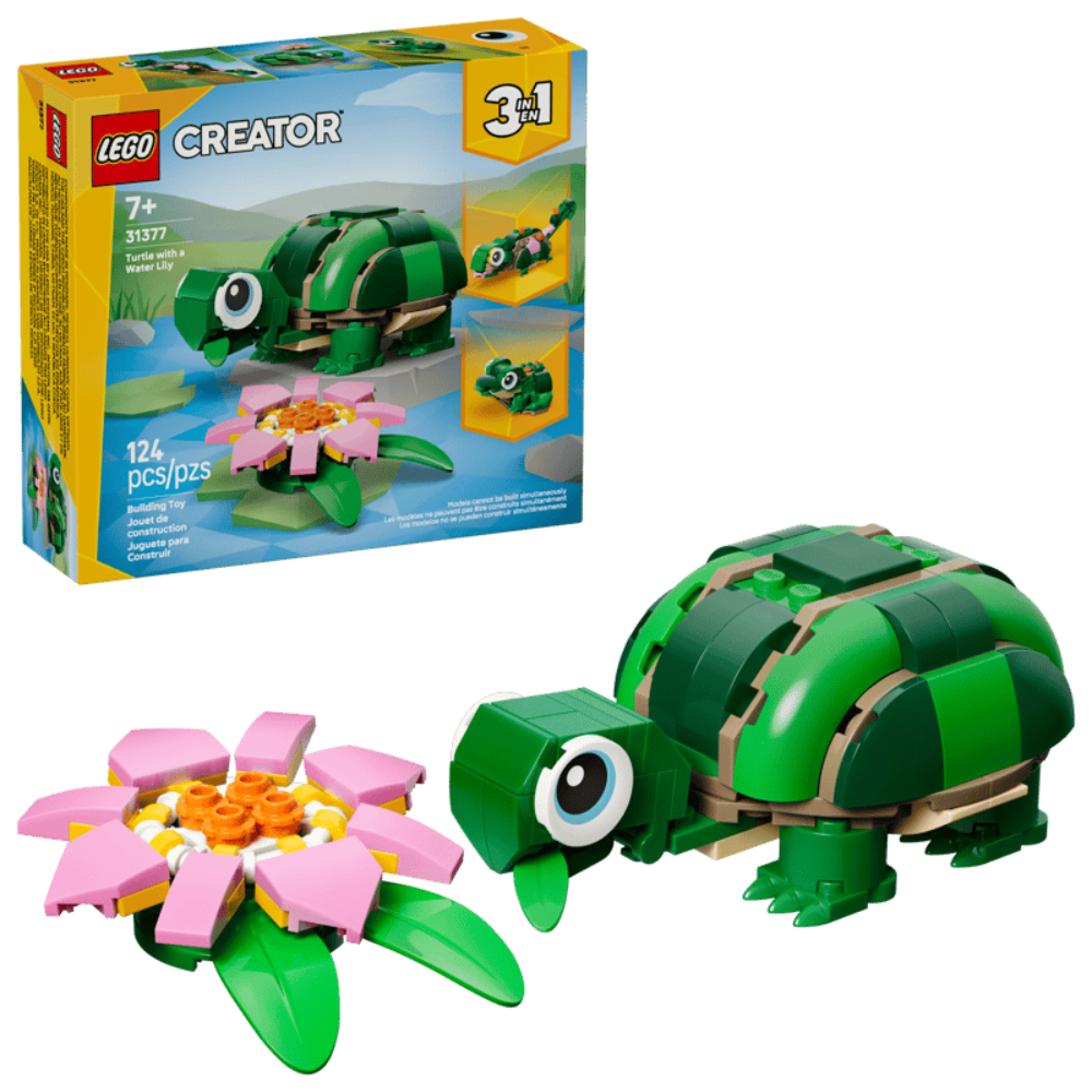 LEGO 31377 Turtle With a Water Lily Flower