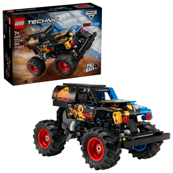 LEGO 42219 Monster Jam Grave Digger Fire and Ice