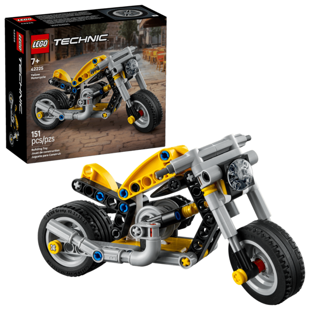 LEGO 42225 Yellow Motorcycle