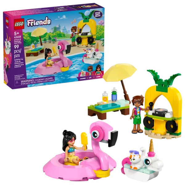 LEGO 42658 Unicorn & Flamingo Pool Party