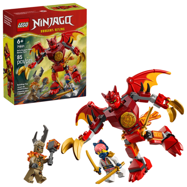 LEGO 71851 Kai's Dragon Mech Battle Pack