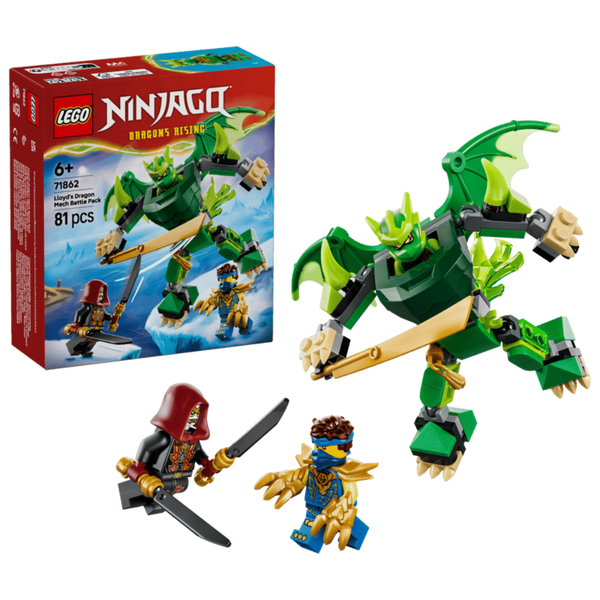 LEGO 71862 NINJAGO Lloyd's Dragon Mech Battle Pack Ninja Toy