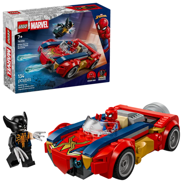 LEGO 76336 Spider-Man Car VS Venomized Wolverine