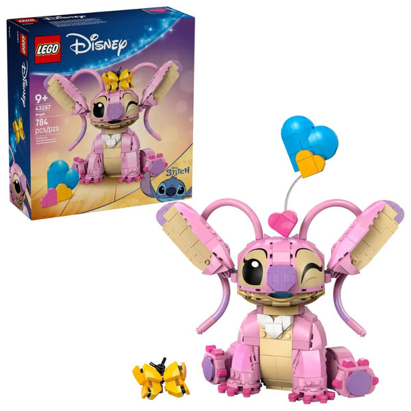LEGO 43257 Disney Angel, Lilo & Stitch Display Figure, Toy Building Set