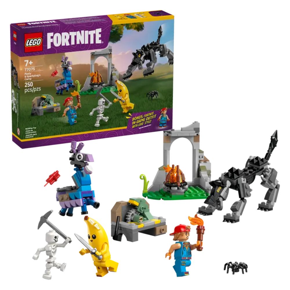 LEGO 77075 Fortnite Peely & Sparkplug’s Camp