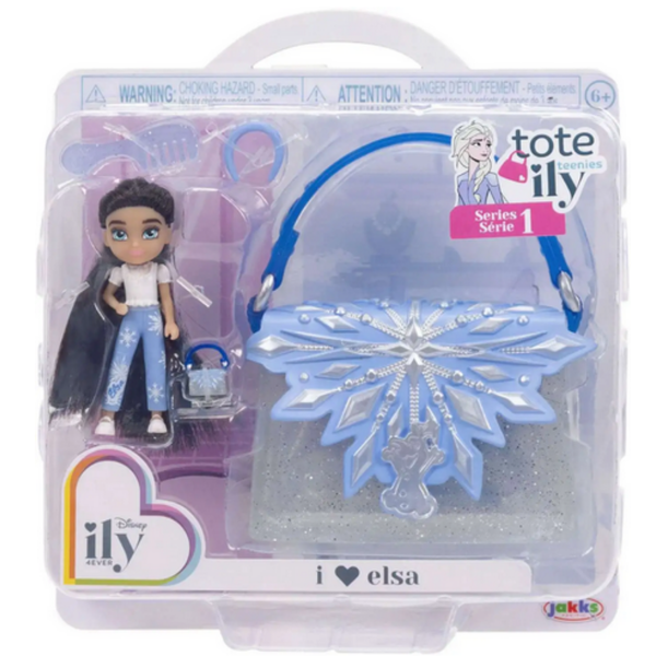 Disney ily 4EVER Tote Ily Teenies Series 1 I Love Elsa 2-Inch Mini Doll
