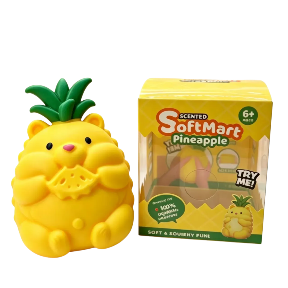 Large Pineapple Bear Squishy Toy 20cm