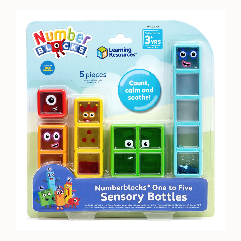 Learning Resources Numberblocks 1 to 5 Sensory Bottles Preschool Learning Toy