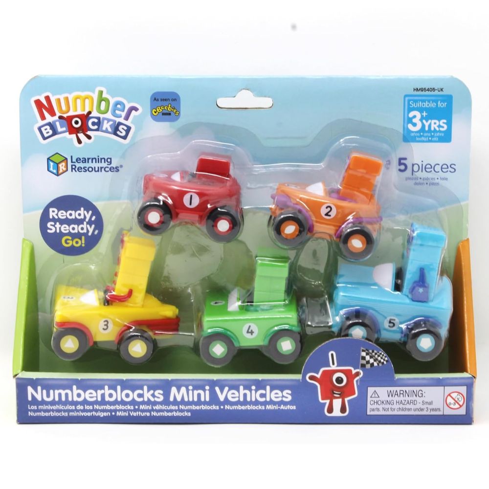 Numberblocks Mini Vehicles Set