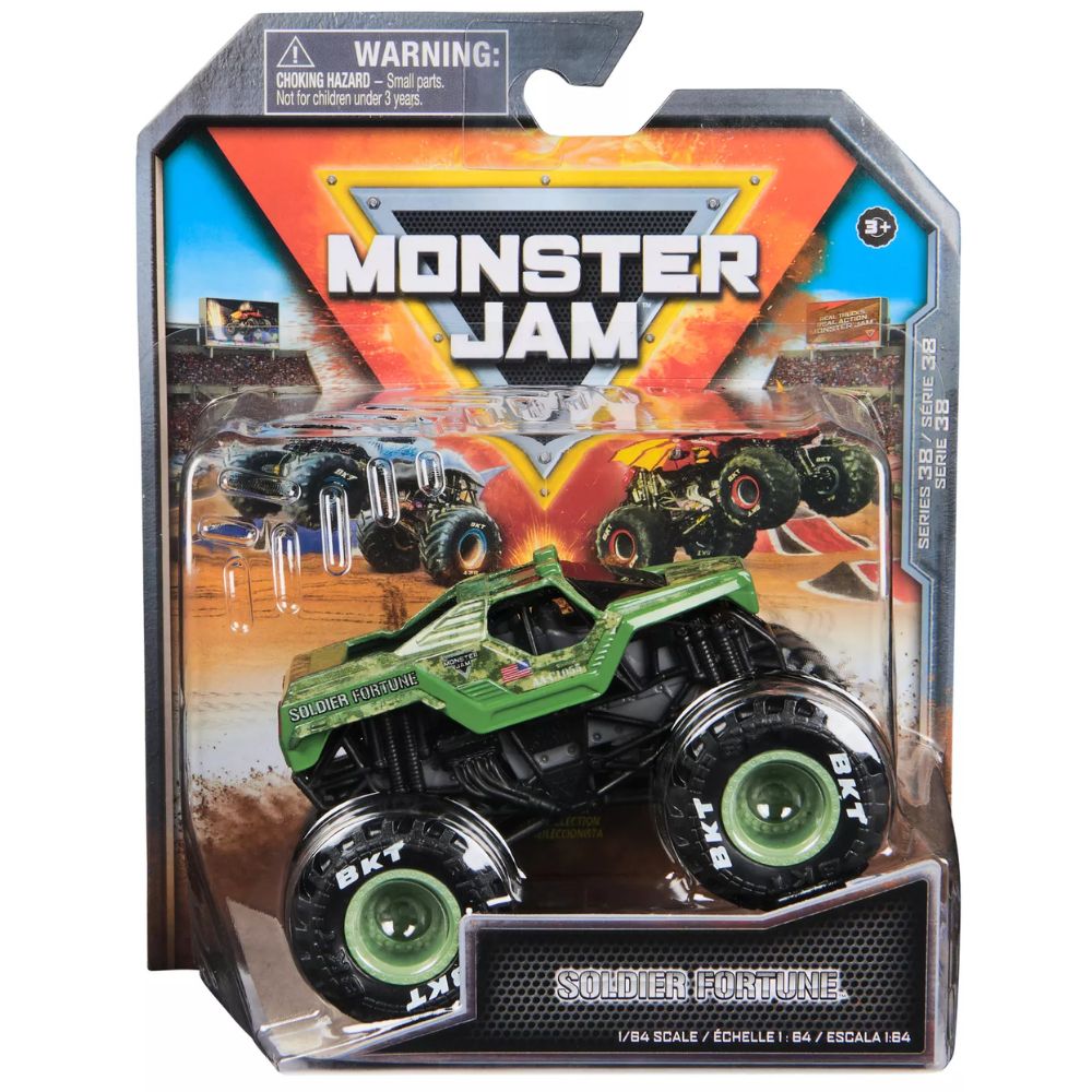 Monster Jam Series 38 Legacy Trucks Soldier Fortune Die-Cast Vehicle 1:64 Scale