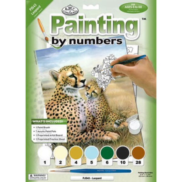 Painting By Numbers - Leopard Family