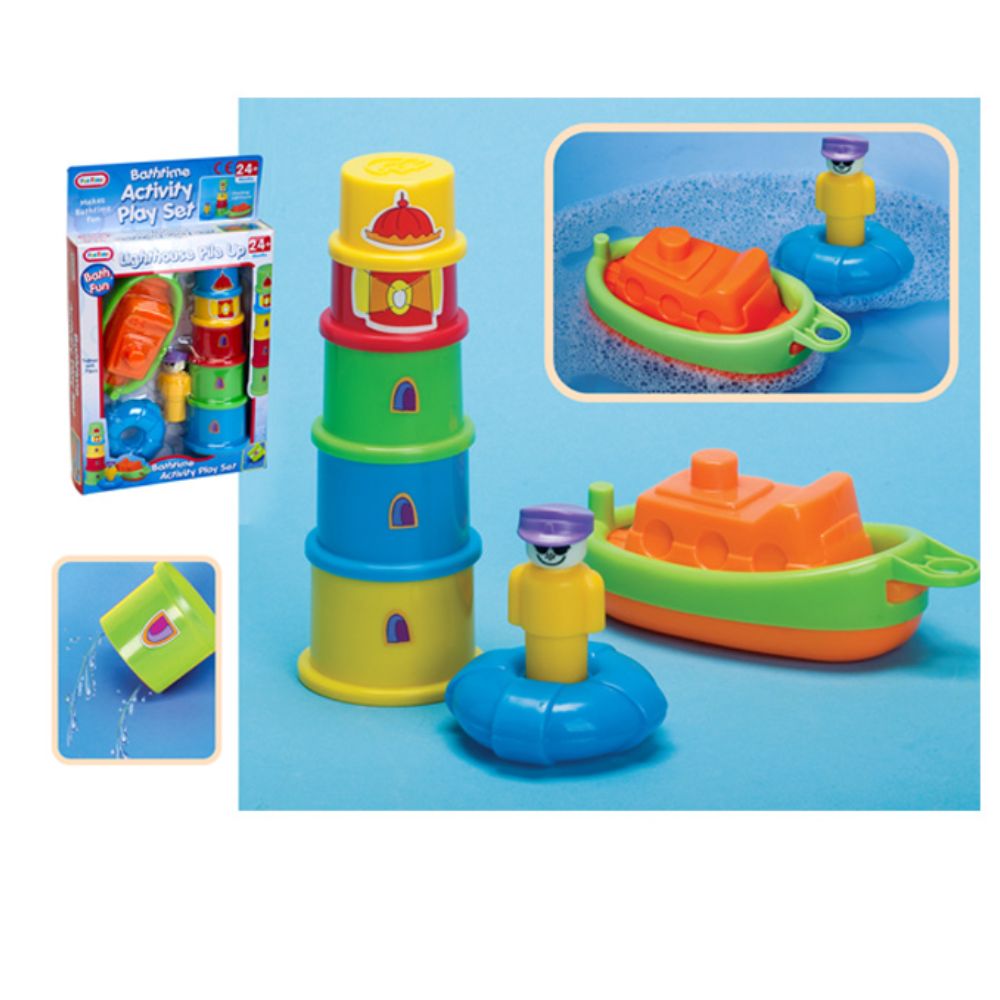 Lighthouse Bath Time Play Set