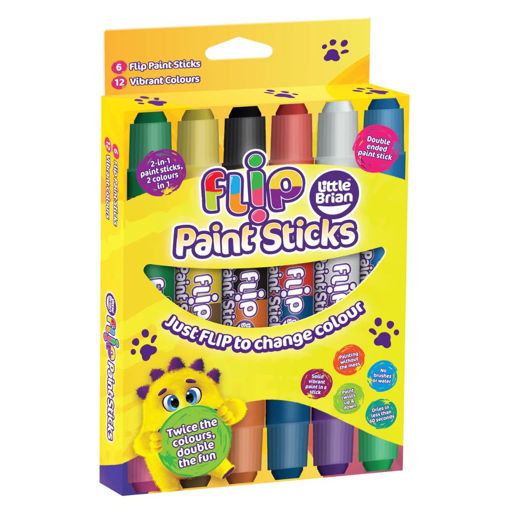 Little Brian Flip Paint Sticks 6 Assorted
