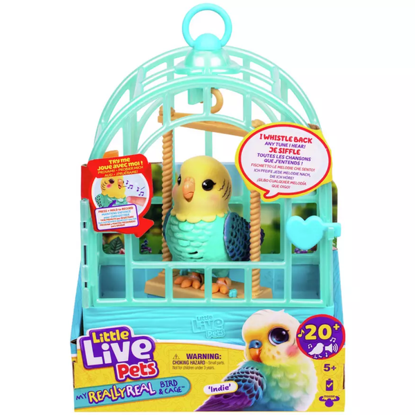 Little Live Pets My Really Real Bird & Cage - Indie