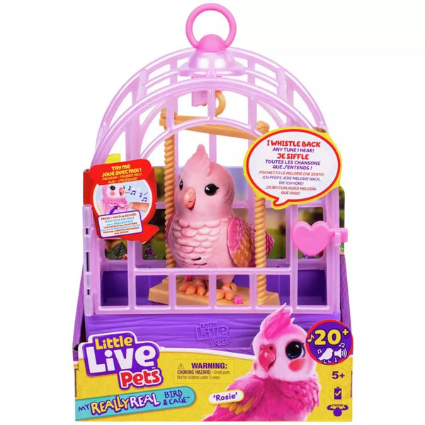 Little Live Pets My Really Real Bird & Cage - Rosie