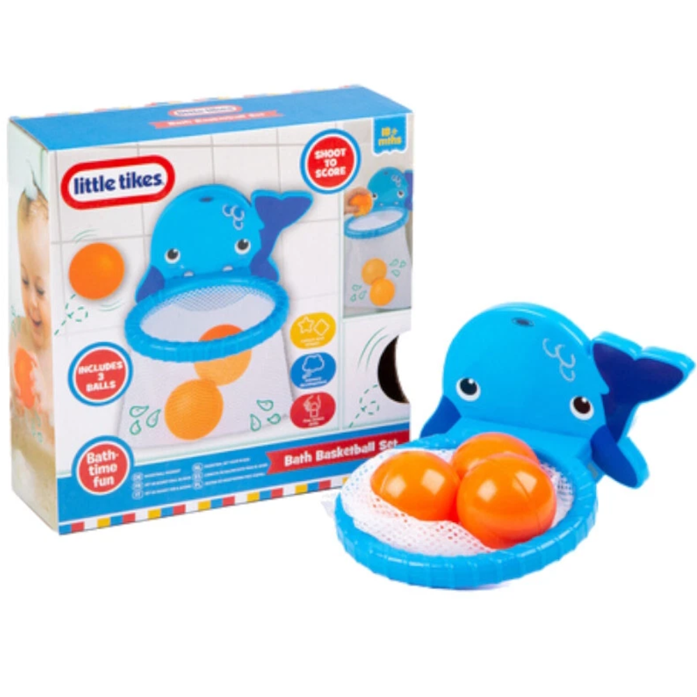 Little Tikes Bath Toy Game Basketball Hoop Set