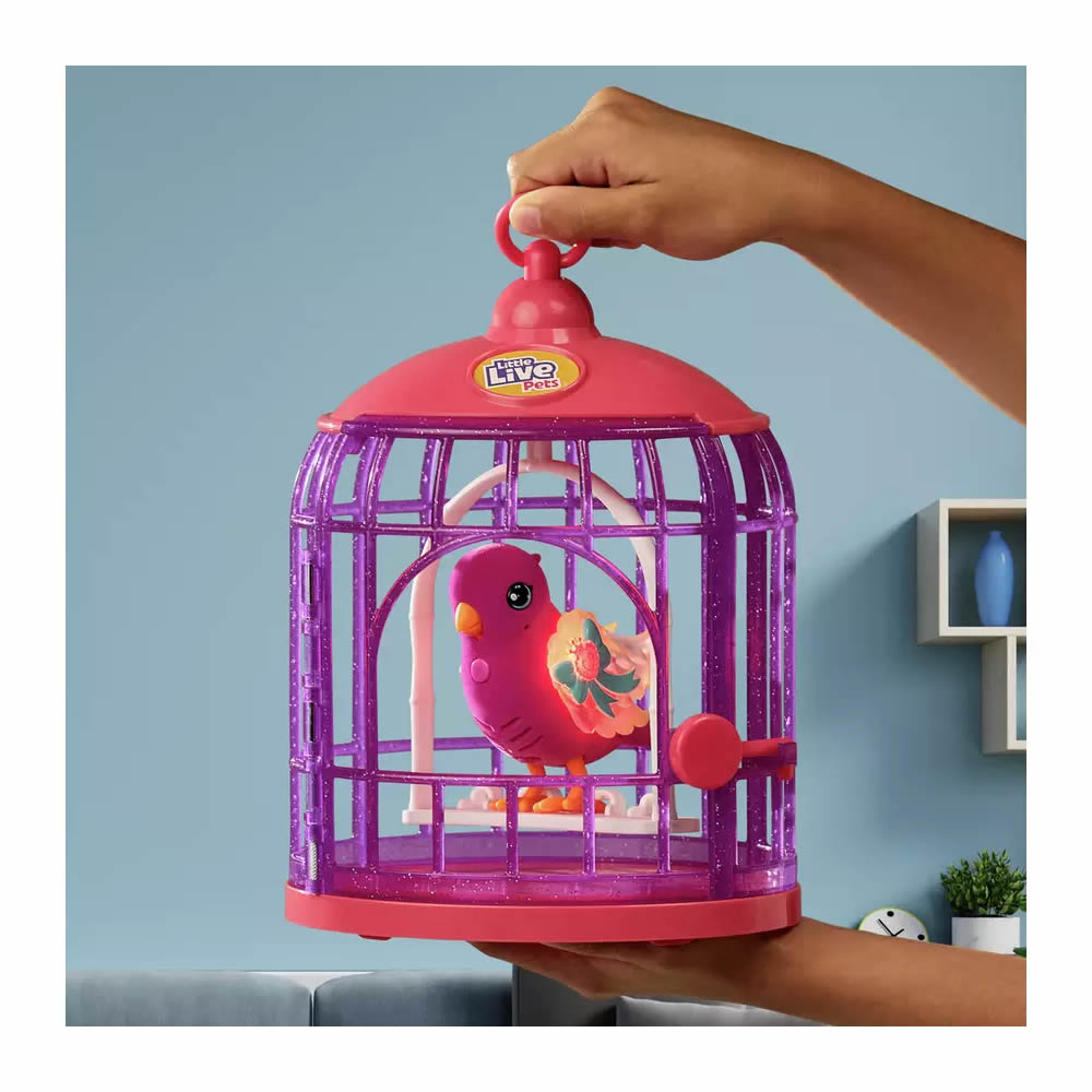 Little live pets pink bird clearance