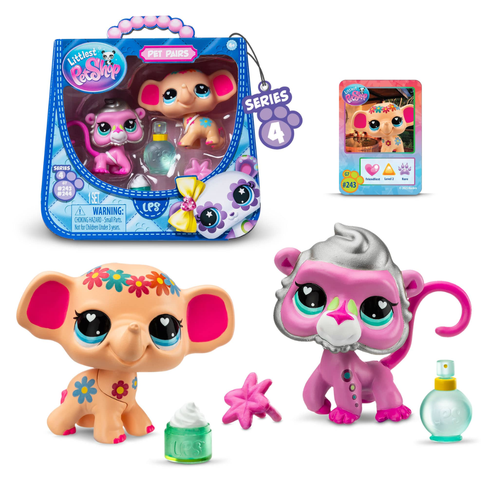 Littlest Pet Shop Series 4 Elephant Spa Pet Pair
