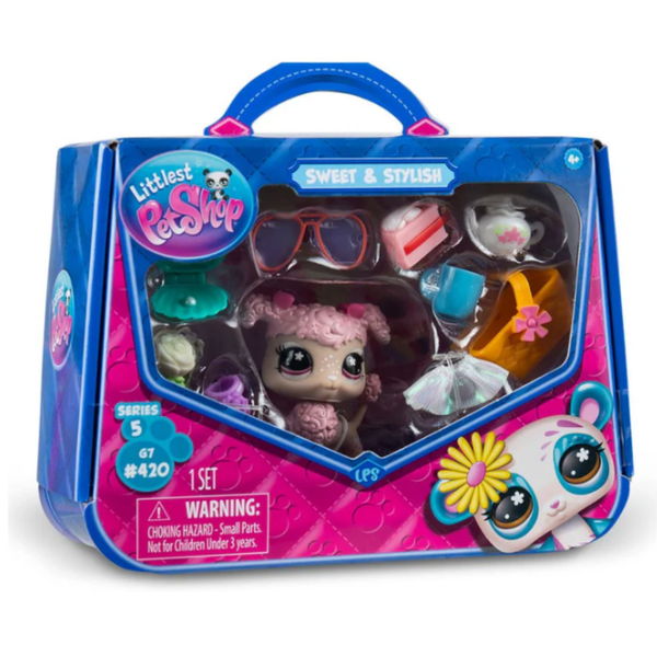 Littlest Pet Shop Series 5 Sweet & Stylish Pastel Poodle