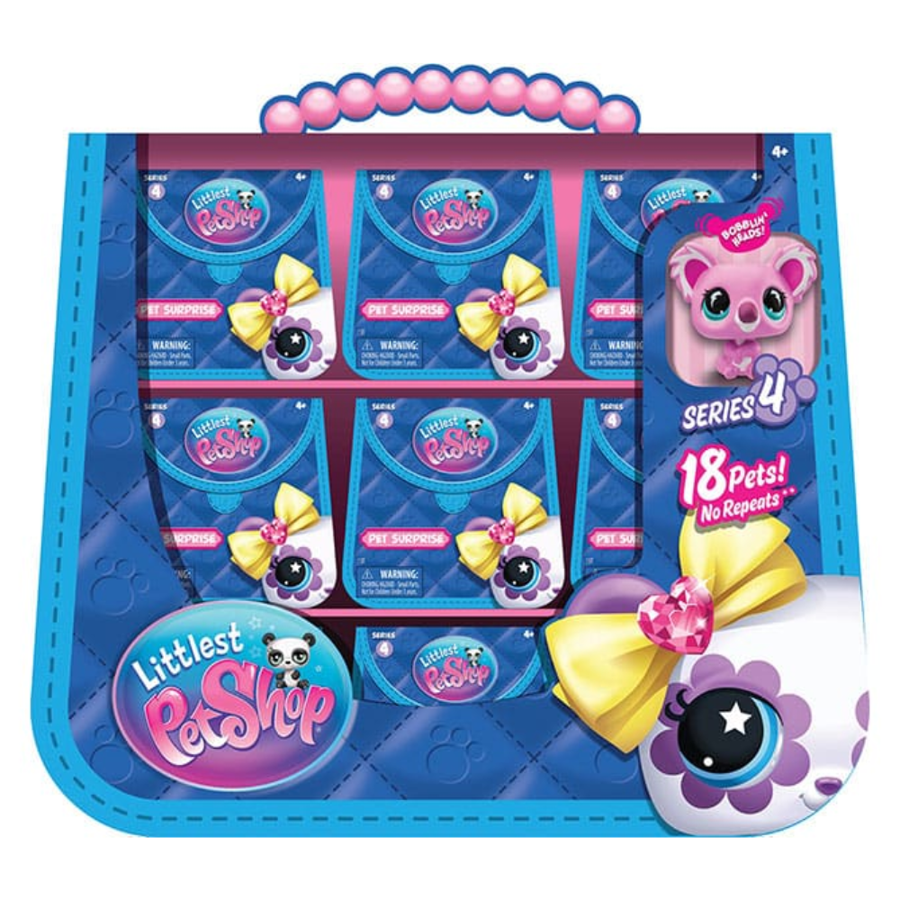 Littlest Pet Shop Series 4 Single Pet Surprise Complete Box Of 18