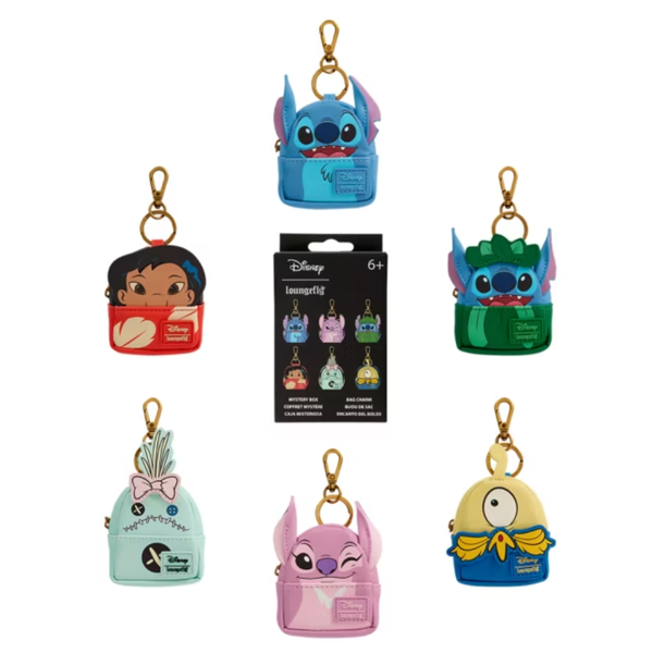 Loungefly Lilo & Stitch Mini Backpack Mystery Bag Charm