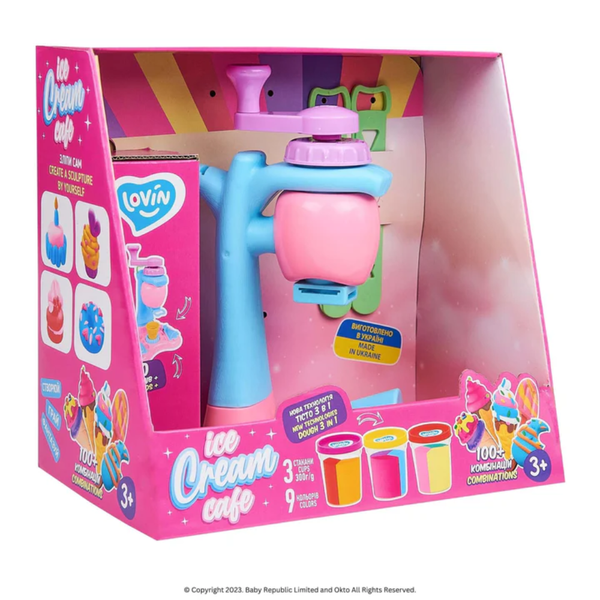 Lovin™ Modelling Dough Ice Cream Cafe Play Set