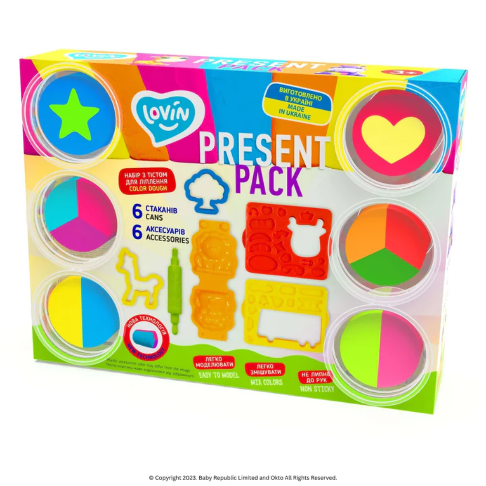 Lovin™ Modelling Dough Present Pack Play Set