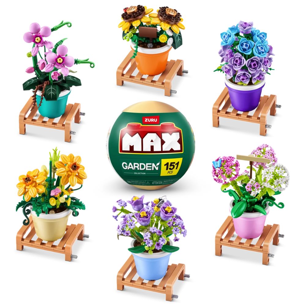 MAX Premium Garden Building Bricks Collection by ZURU – Assortment