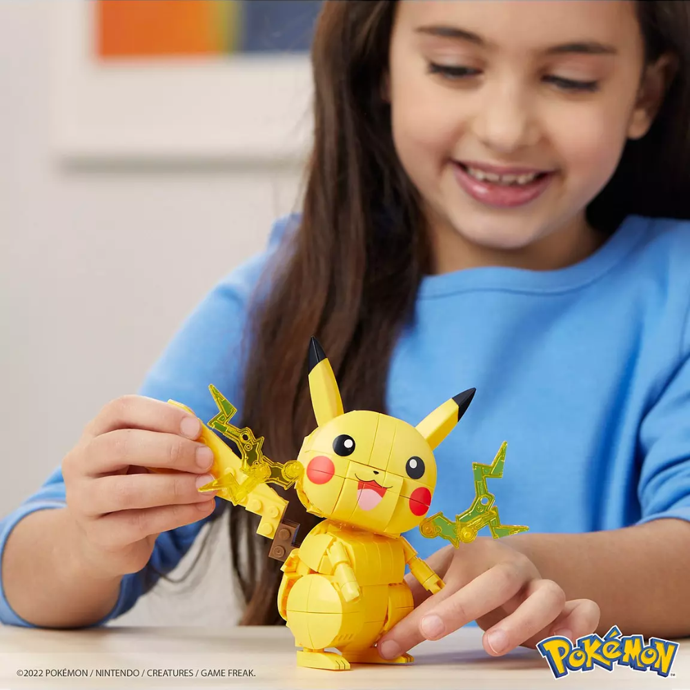 MEGA Pokemon Build & Show Pikachu Building Set – Toys4you