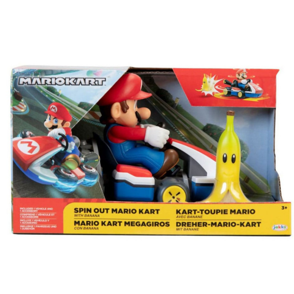 Super Mario Kart Vehicles Spin Out Mario