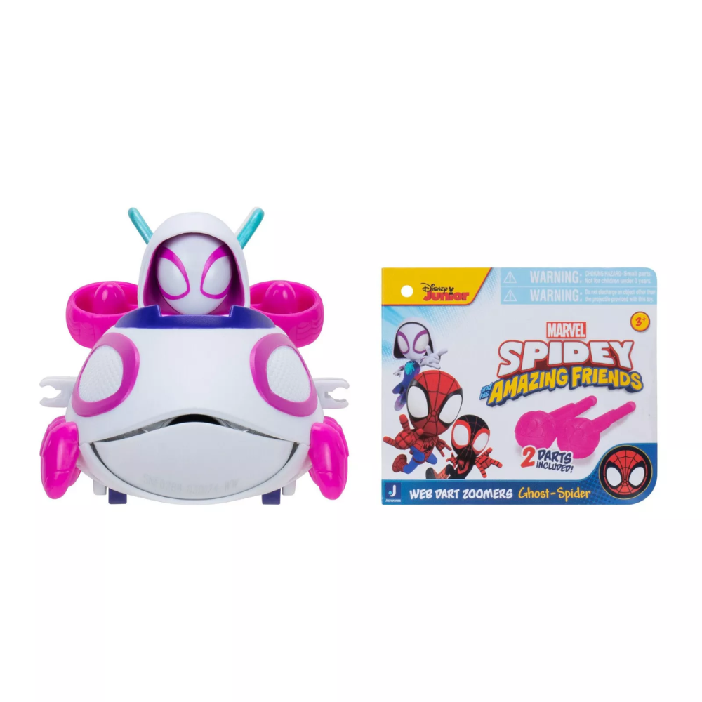 Marvel Spidey Amazing Friends Web Dart Zoomers - Ghost Spider