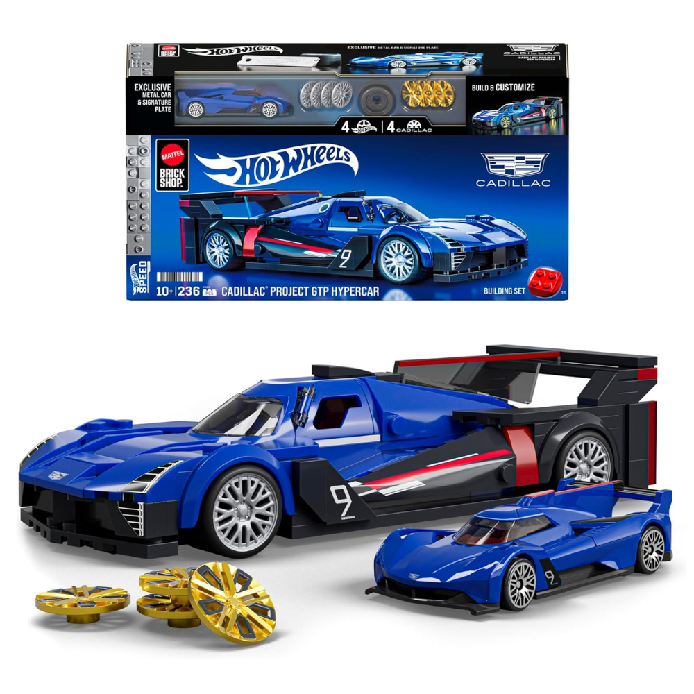 Mattel Brick Shop Hot Wheels Cadillac Project Gtp Hypercar