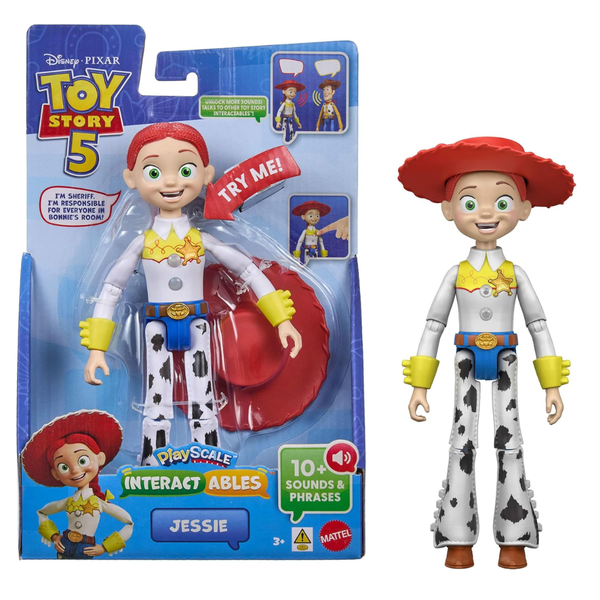 Mattel Disney and Pixar Toy Story 5 Interactables Jessie 8.8 Inch Playscale Figure