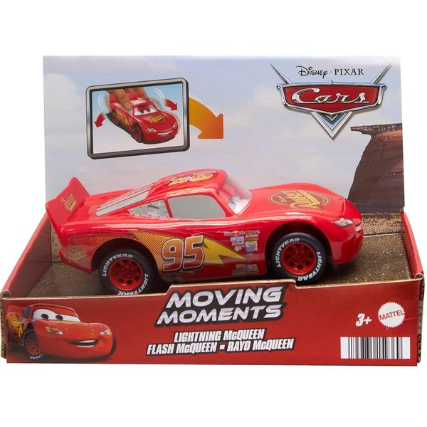 Lightning McQueen Vehicle Toy Car Moving Moments Lightning McQueen Vehicle with Moving Eyes & Mouth