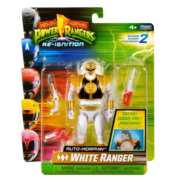 Mighty Morphin Power Rangers Re-Ignition Action Figure White Ranger