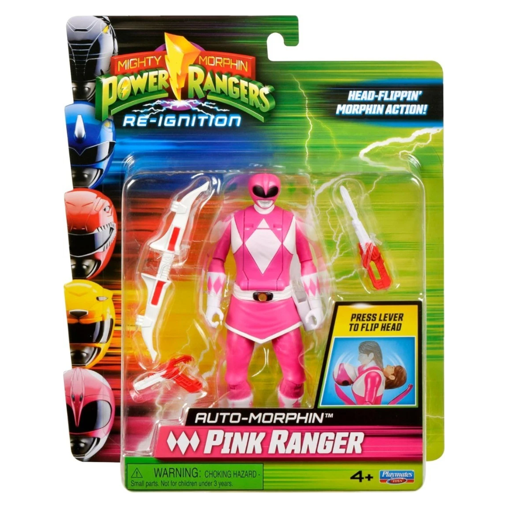 Mighty Morphin Power Rangers Re-Ignition Auto-Morphin Pink Ranger