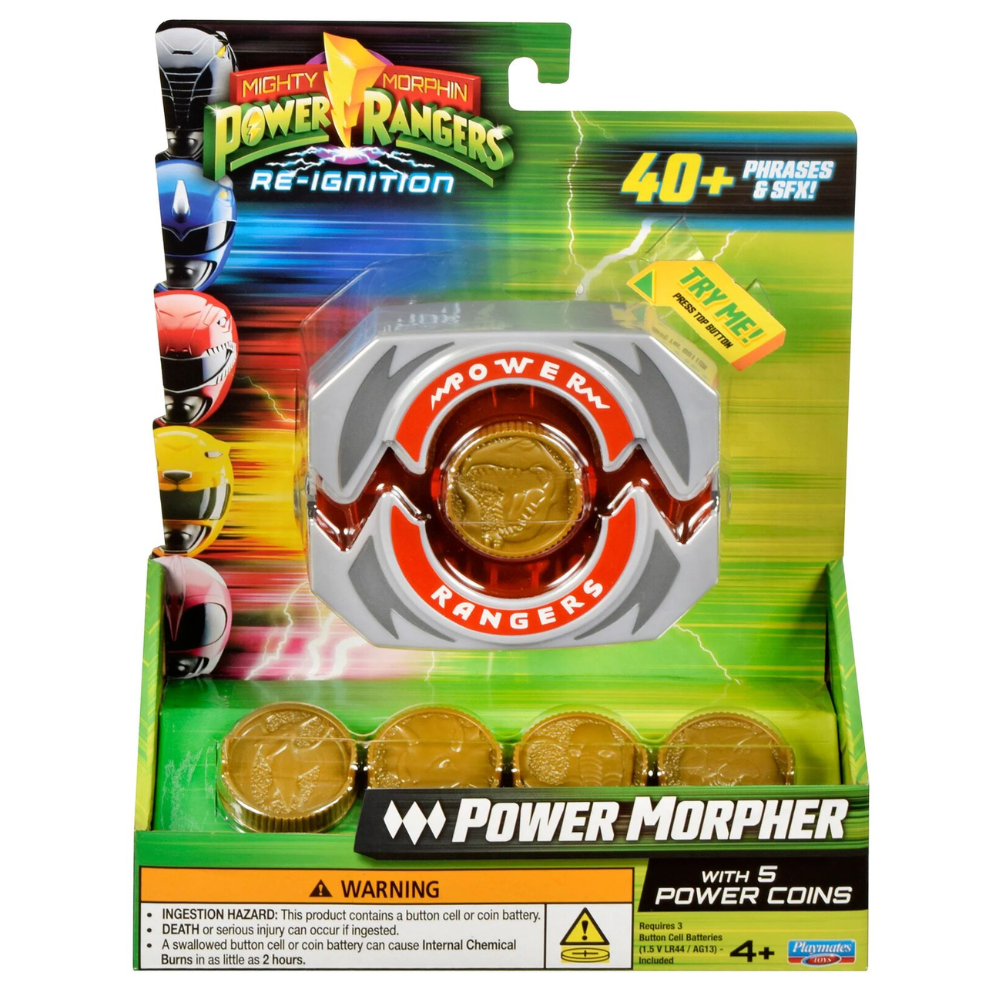 Mighty Morphin Power Rangers Re-Ignition Power Morpher with 5 Power Coins