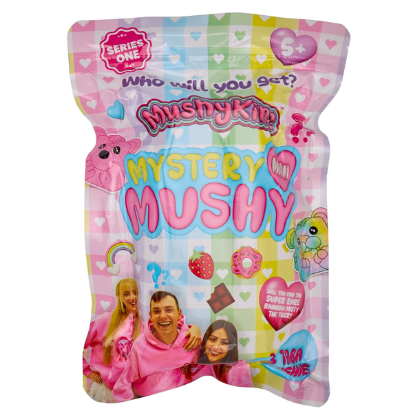 Mini Mystery Mushies 3 Pack, Sticky Stretchy Taba Squishies- Styles May Vary