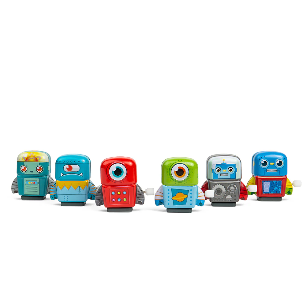 Mini Wind Up Tin Robots sold individually