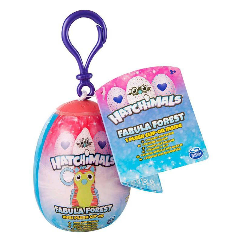 Mini Plush Clip-On Hatchimals Fabula Forest Mystery Pack