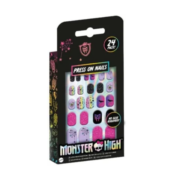 Monster High Press On Nails 24pc