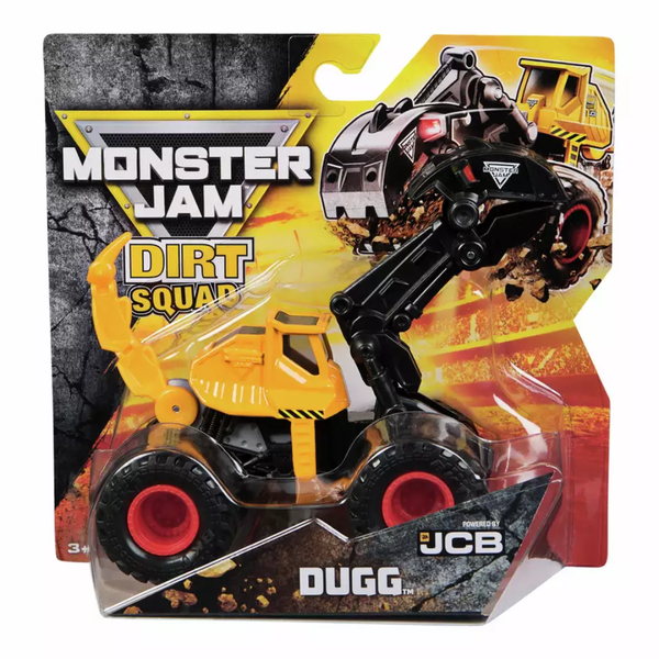Monster Jam 1:64 JCB Dirt Squad Vehicle - Dugg