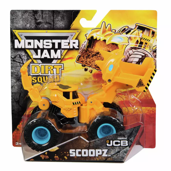 Monster Jam 1:64 JCB Dirt Squad Vehicle - Scoopz